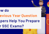 How do previous year papers help you prepare for the SSC exam