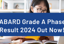 NABARD Grade A Phase 1 2024 result