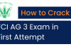 clearing the FCI AG 3 in first attempt
