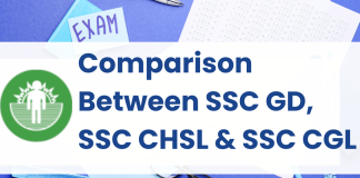 Comparison Between SSC GD, SSC CHSL, and SSC CGL