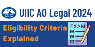 UIIC AO Legal eligibility criteria 2024