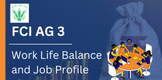 FCI AG 3 Work Life Balance and Job Profile  