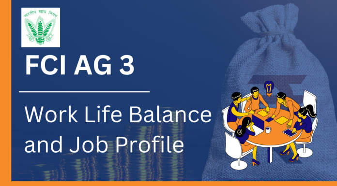 FCI AG 3 Work Life Balance and Job Profile  