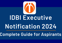 IDBI Executive Notification 2024: Complete Guide for Aspirants 