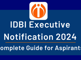 IDBI Executive Notification 2024: Complete Guide for Aspirants 