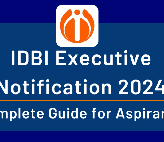 IDBI Executive Notification 2024: Complete Guide for Aspirants 
