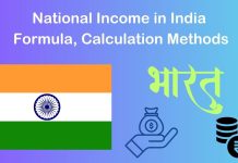 National Income in India- formula, Calculation Methods