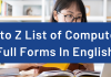 Computer Full Forms