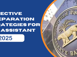 Effective Preparation Strategies for RBI Assistant 2025