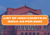 List of High Courts in India As Per 2024 (1)