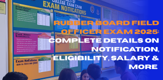 Rubber Board Field Officer Exam 2025: Complete Details on Notification, Eligibility, Salary & More