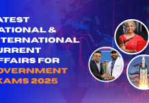 National & International Current Affairs
