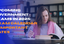 Upcoming Government Exams