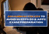 Common Mistakes to Avoid in EPFO EO & APFC Exam Preparation