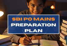 SBI PO Mains Preparation Plan