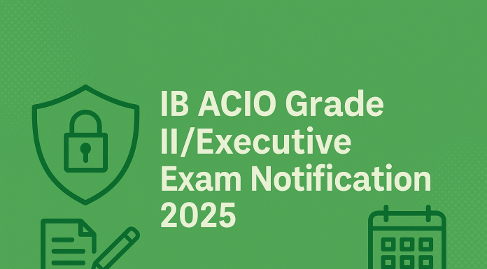 IB ACIO Notification 2025