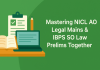 IBPS SO and NICL AO