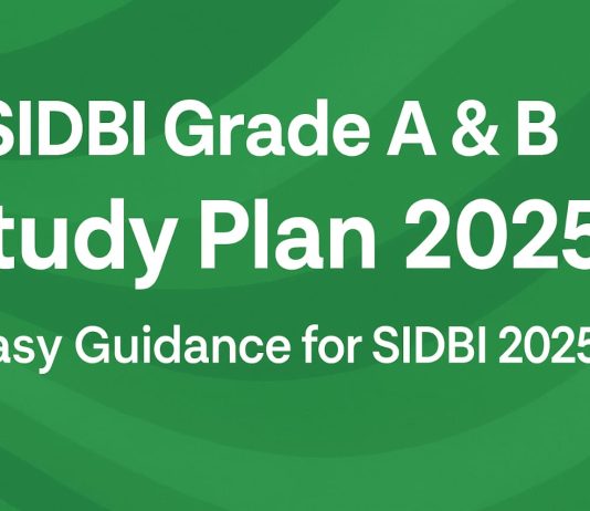 SIDBI Grade A & B