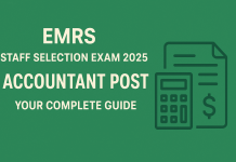 EMRS Accountant Exam 2025