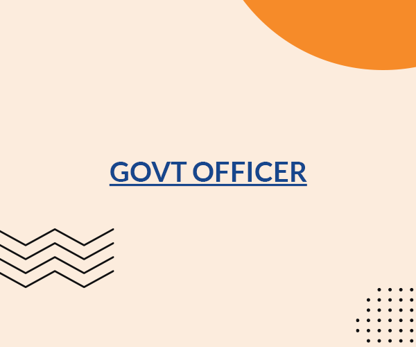 Govt Officer