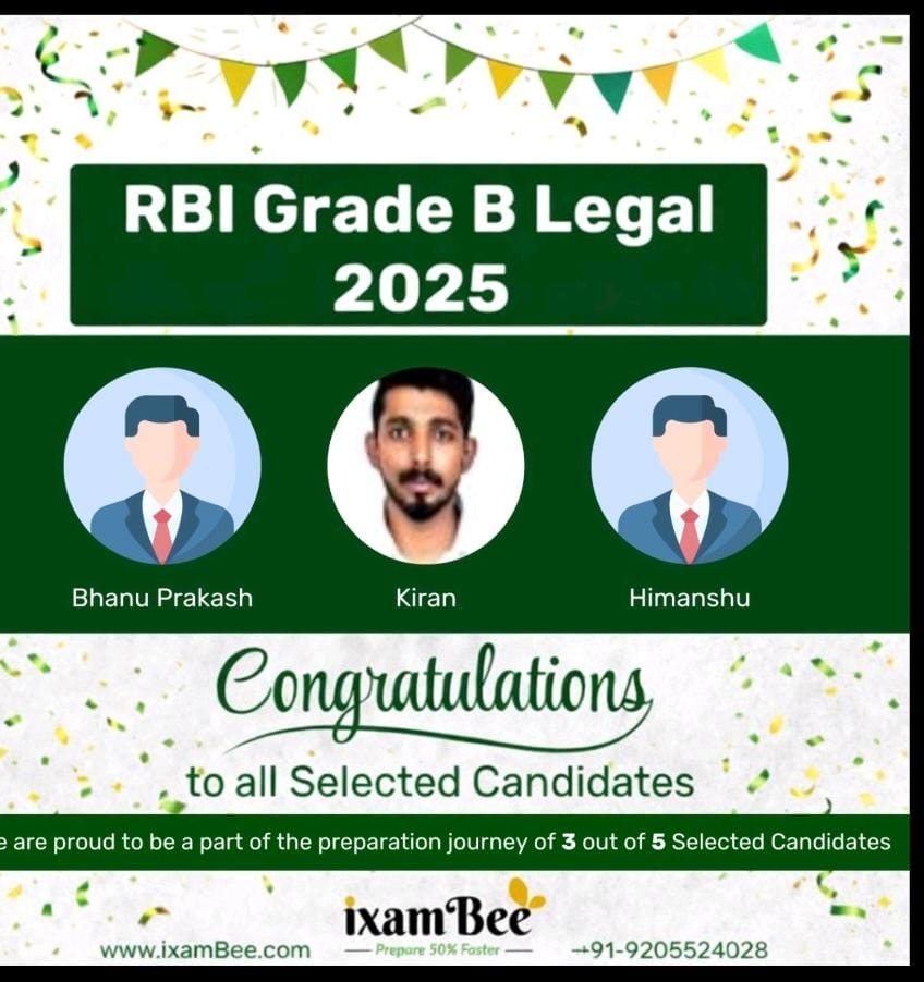 RBI Grade B Selection 2025