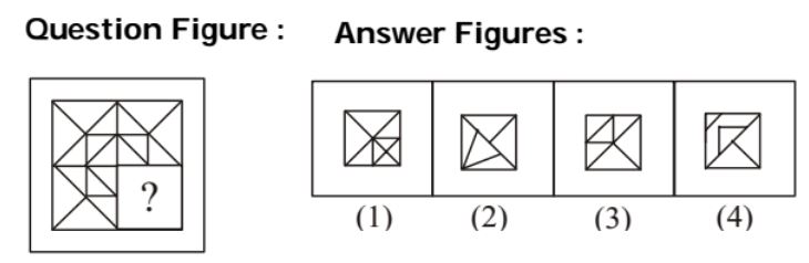 Answer-Which answer figure will complete the pattern in the question ...